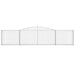 Schanskorven 10 St Gewelfd 400X30X80/100 Cm Ijzer 400 x 30 x 80/100 cm