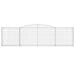 Schanskorven 6 St Gewelfd 400X30X100/120 Cm Ijzer 400 x 30 x 100/120 cm