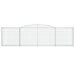Schanskorven 10 St Gewelfd 400X30X100/120 Cm Ijzer 400 x 30 x 100/120 cm