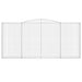 Schanskorven 2 St Gewelfd 400X30X180/200 Cm Ijzer 400 x 30 x 180/200 cm