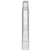 Schanskorven 2 St Gewelfd 400X30X180/200 Cm Ijzer 400 x 30 x 180/200 cm