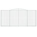 Schanskorven 3 St Gewelfd 400X30X180/200 Cm Ijzer 400 x 30 x 180/200 cm