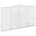 Schanskorven 2 St Gewelfd 400X30X220/240 Cm Ijzer 400 x 30 x 220/240 cm