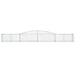 Schanskorven 5 St Gewelfd 400X50X40/60 Cm Ijzer 400 x 50 x 40/60 cm