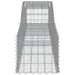 Schanskorven 6 St Gewelfd 400X50X40/60 Cm Ijzer 400 x 50 x 40/60 cm