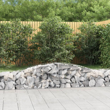 Schanskorven 6 St Gewelfd 400X50X40/60 Cm Ijzer 400 x 50 x 40/60 cm