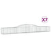 Schanskorven 7 St Gewelfd 400X50X40/60 Cm Ijzer 400 x 50 x 40/60 cm