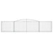 Schanskorven 2 St Gewelfd 400X50X80/100 Cm Gegalvaniseerd Ijzer 400 x 50 x 80/100 cm