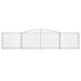 Schanskorven 6 St Gewelfd 400X50X80/100 Cm Gegalvaniseerd Ijzer 400 x 50 x 80/100 cm