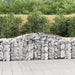 Schanskorven 8 St Gewelfd 400X50X80/100 Cm Gegalvaniseerd Ijzer 400 x 50 x 80/100 cm