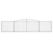 Schanskorven 15 St Gewelfd 400X50X80/100 Cm Ijzer 400 x 50 x 80/100 cm