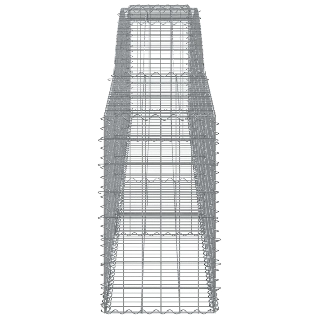 Schanskorven 15 St Gewelfd 400X50X80/100 Cm Ijzer 400 x 50 x 80/100 cm