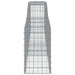 Schanskorven 15 St Gewelfd 400X50X80/100 Cm Ijzer 400 x 50 x 80/100 cm