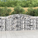 Schanskorven 2 St Gewelfd 400X50X100/120 Cm Ijzer 400 x 50 x 100/120 cm