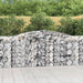 Schanskorven 10 St Gewelfd 400X50X100/120 Cm Ijzer 400 x 50 x 100/120 cm