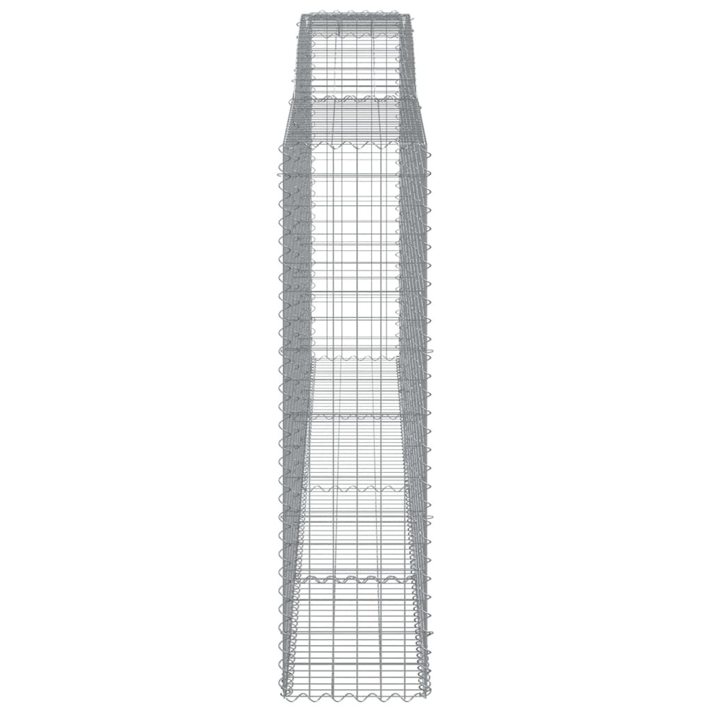 Schanskorven 2 St Gewelfd 400X50X180/200 Cm Ijzer 400 x 50 x 180/200 cm