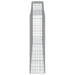Schanskorven 2 St Gewelfd 400X50X180/200 Cm Ijzer 400 x 50 x 180/200 cm