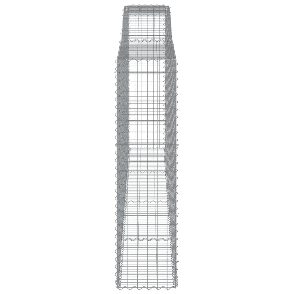 Schanskorven 3 St Gewelfd 400X50X180/200 Cm Ijzer 400 x 50 x 180/200 cm