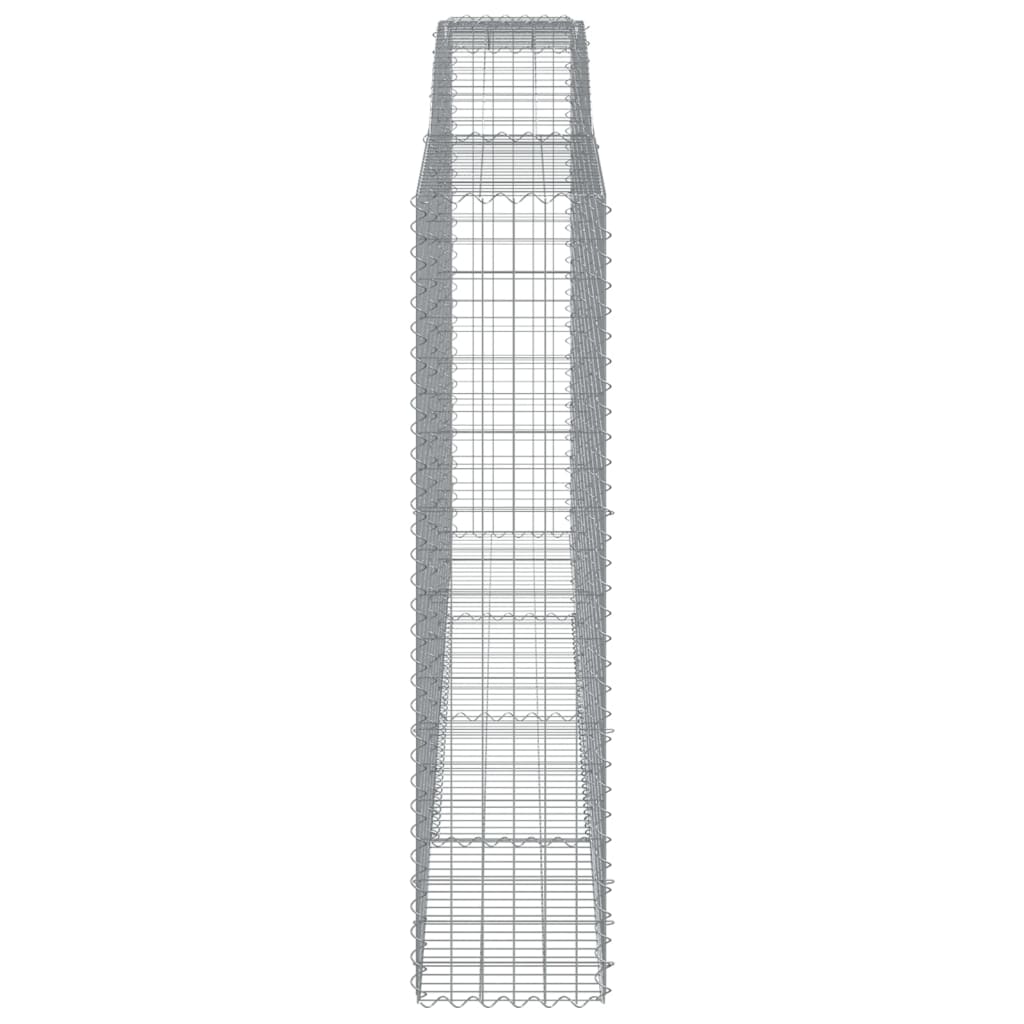 Schanskorven 2 St Gewelfd 400X50X200/220 Cm Ijzer 400 x 50 x 200/220 cm