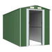 Tuinschuur 192x440x223 cm gegalvaniseerd staal groen
