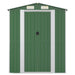 Tuinschuur 192x523x223 cm gegalvaniseerd staal groen