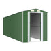 Tuinschuur 192x689x223 cm gegalvaniseerd staal groen