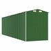 Tuinschuur 192x689x223 cm gegalvaniseerd staal groen