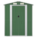 Tuinschuur 192x855x223 cm gegalvaniseerd staal groen