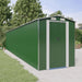 Tuinschuur 192x1021x223 cm gegalvaniseerd staal groen