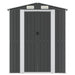 Tuinschuur 192x357x223 cm gegalvaniseerd staal antracietkleurig