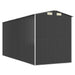 Tuinschuur 192x440x223 cm gegalvaniseerd staal antracietkleurig