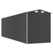 Tuinschuur 192x689x223 cm gegalvaniseerd staal antracietkleurig