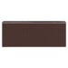 Tuinschuur 192x523x223 cm gegalvaniseerd staal donkerbruin