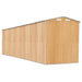 Tuinschuur 192x772x223 cm gegalvaniseerd staal lichtbruin