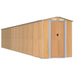 Tuinschuur 192x1021x223 cm gegalvaniseerd staal lichtbruin