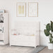 Bankje 112,5x51,5x96,5 cm massief grenenhout wit