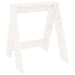 Krukken 2 st 40x40x45 cm massief grenenhout wit