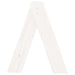 Krukken 2 st 40x40x45 cm massief grenenhout wit