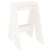 Krukken 2 st 40x40x60 cm massief grenenhout wit