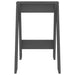 Krukken 2 st 40x40x60 cm massief grenenhout grijs