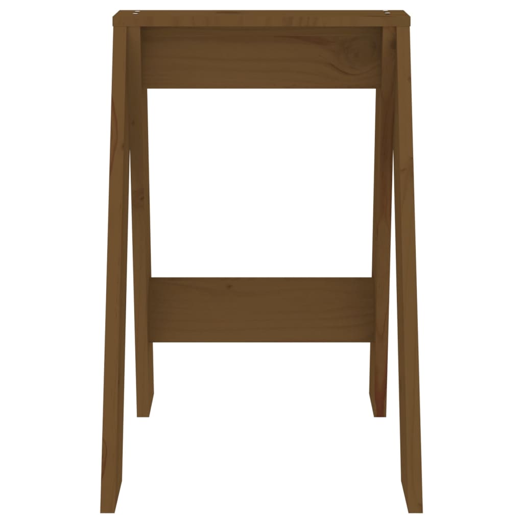 Krukken 2 st 40x40x60 cm massief grenenhout honingbruin