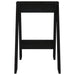 Krukken 2 st 40x40x60 cm massief grenenhout zwart