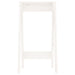 Krukken 2 st 40x40x75 cm massief grenenhout wit