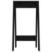 Krukken 2 st 40x40x75 cm massief grenenhout zwart