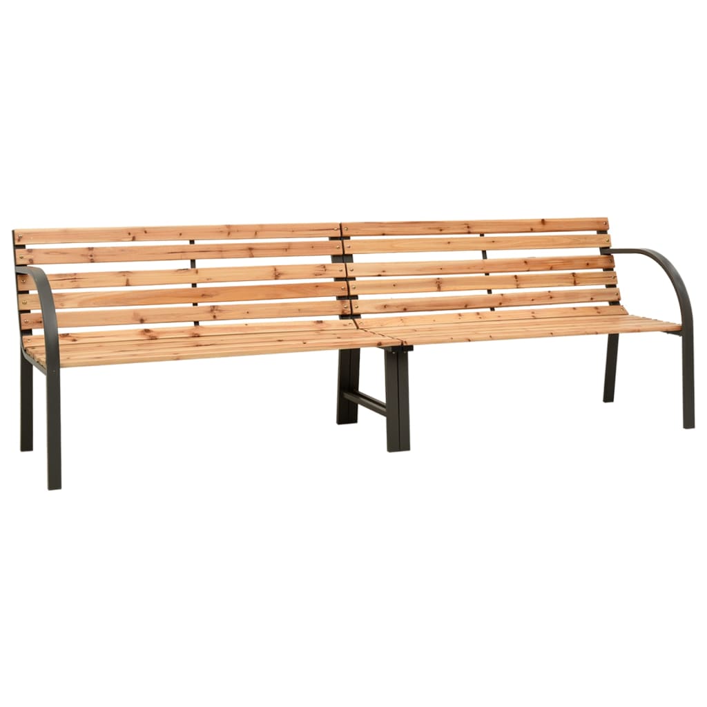 Tuinbank dubbel 225 cm massief vurenhout