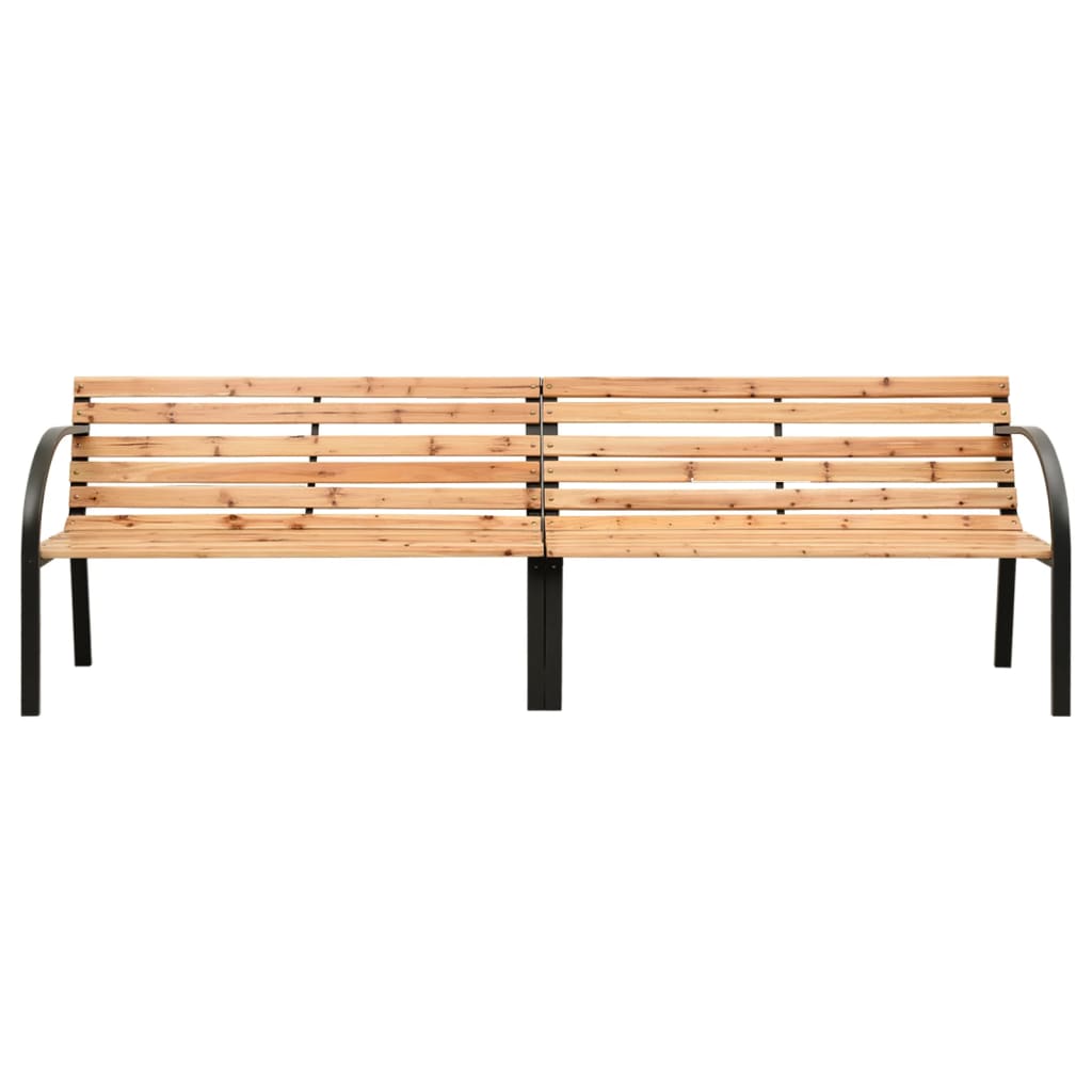 Tuinbank dubbel 225 cm massief vurenhout