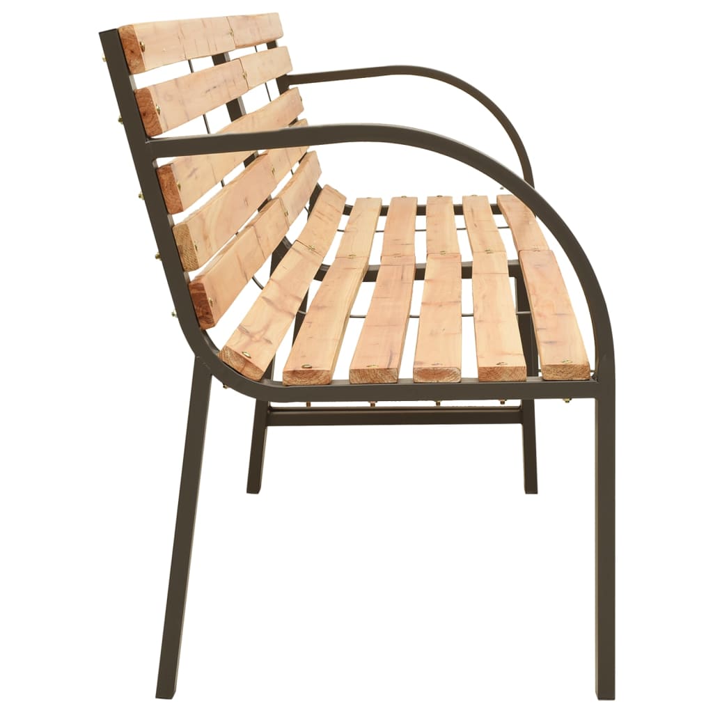 Tuinbank dubbel 225 cm massief vurenhout