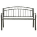Tuinbank 120 cm staal grijs