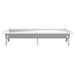 Barbecueplaat 158x42x31 cm roestvrij staal zilverkleurig