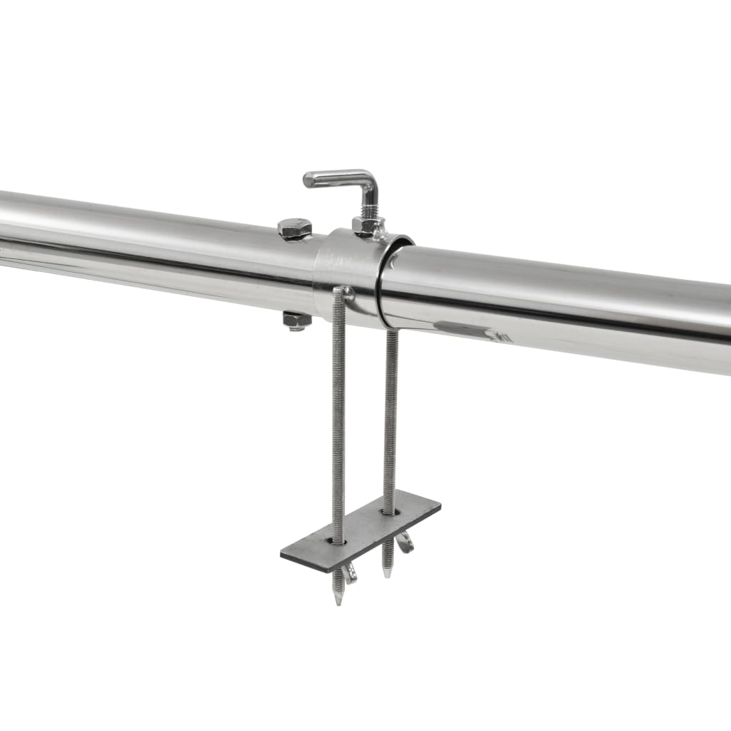 Automatische barbecue met motor 150x46,5x82,5 cm roestvrijstaal